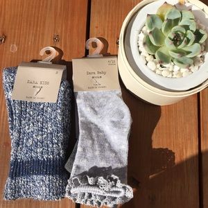 Zara Baby/Kids Socks 12-14CM/14-16CM NWT